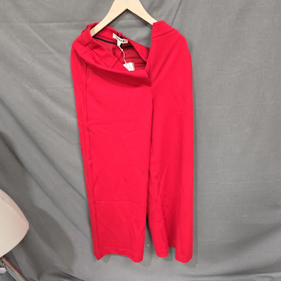 BODEN WOMEN'S RED TROUSERS – UK 12R (US 8R)