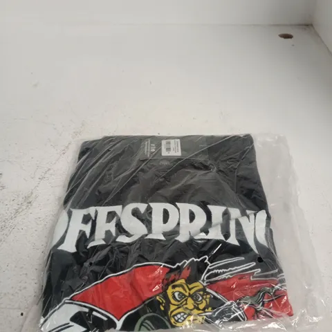 DAMAGED SOCIETY X THE OFFSPRING BLACK T‑SHIRT – SIZE M (MEN'S)