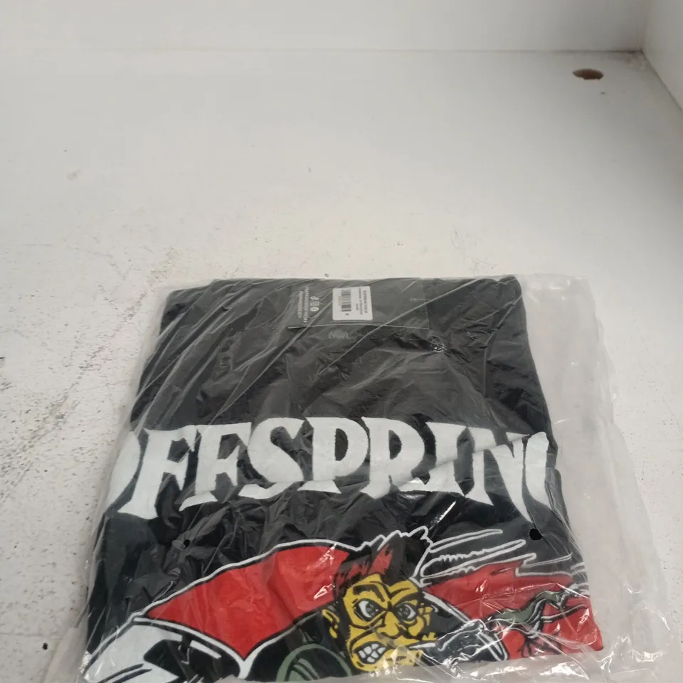 DAMAGED SOCIETY X THE OFFSPRING BLACK T‑SHIRT – SIZE M (MEN'S)