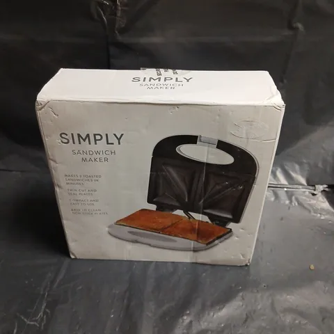 SIMPLY SANDWICH MAKER – BOXED