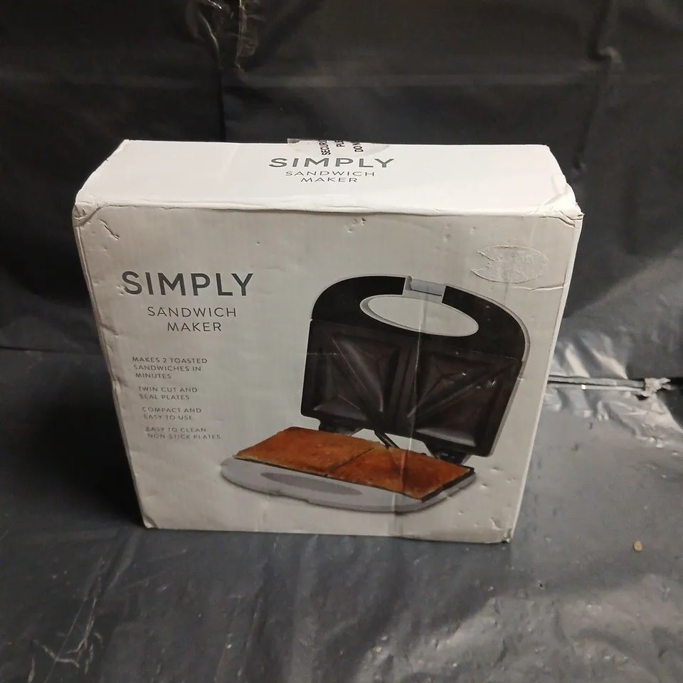 SIMPLY SANDWICH MAKER – BOXED