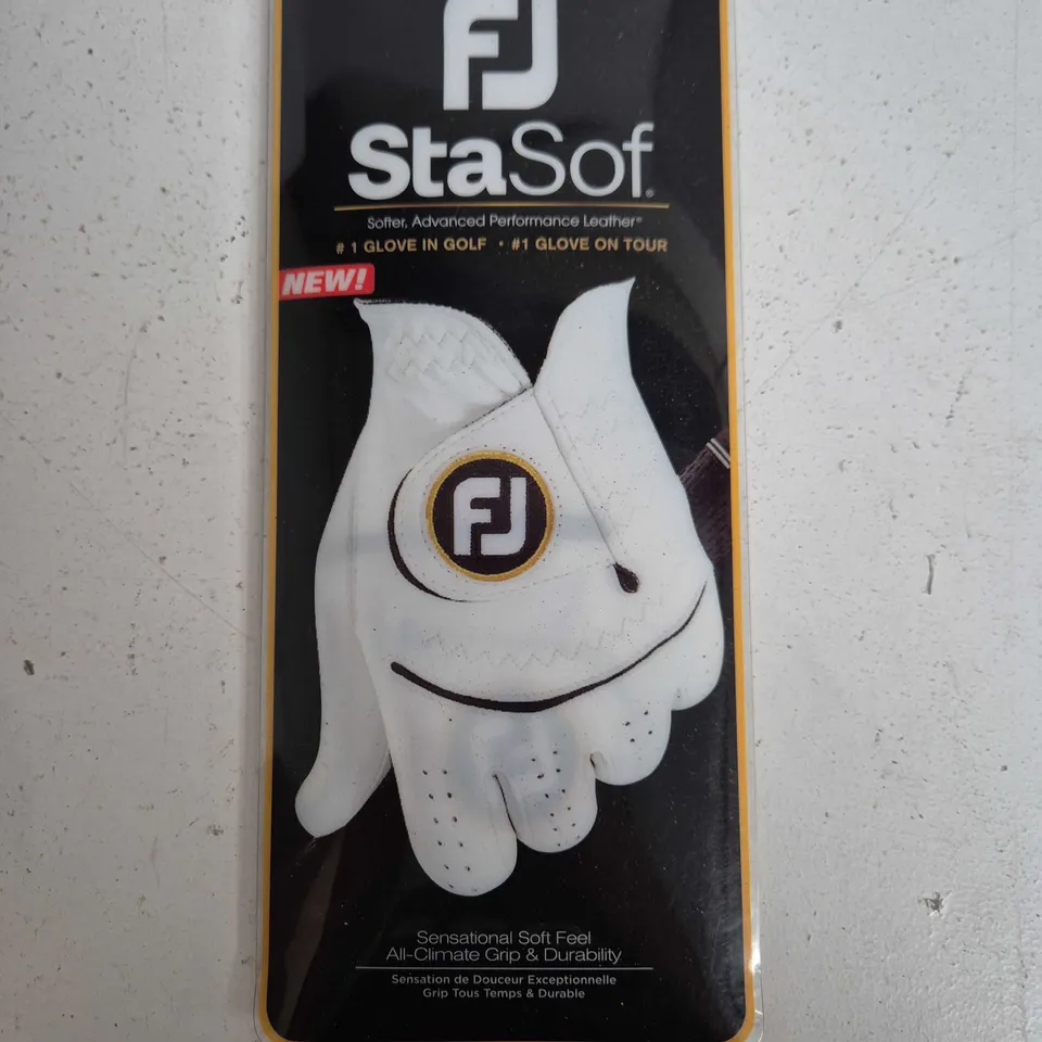 FOOTJOY STA-SOF GOLF GLOVE – WHITE