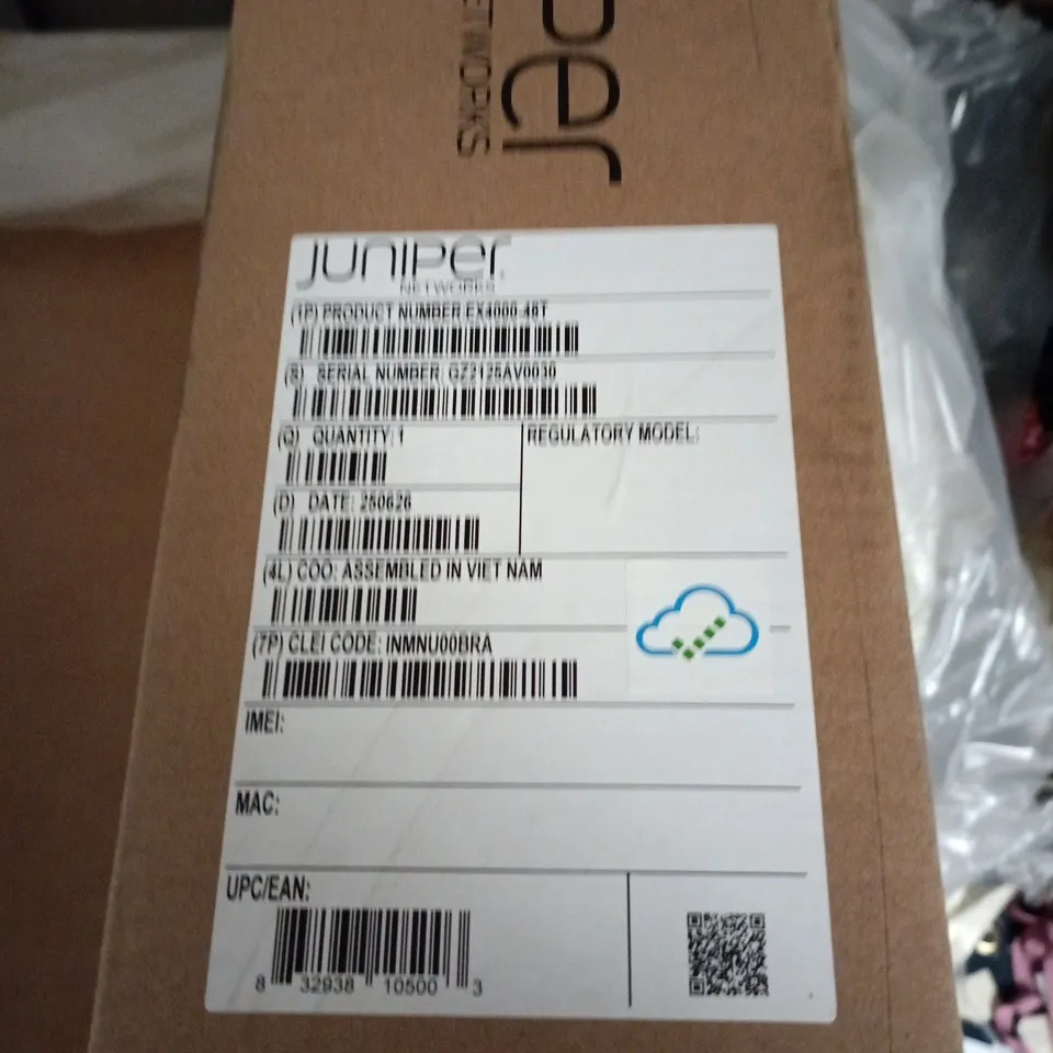 BOXED JUNIPER EX4000-48T ETHERNET SWITCH