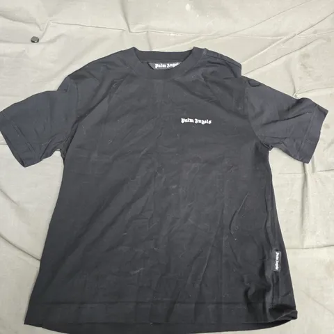 PALM ANGELS PALM TEXT LOGO TEE SN42 β BLACK, SMALL