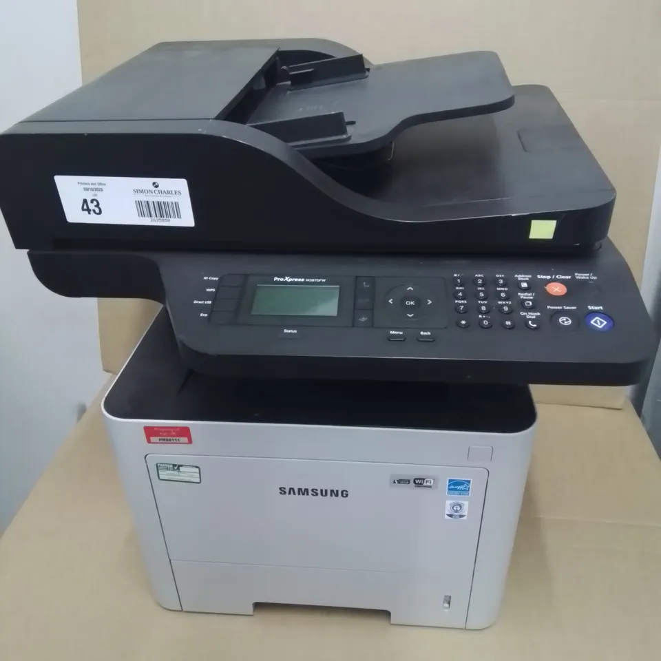 SAMSUNG PROXPRESS M3870FW USB WIFI AIO MONO LASER PRINTER M3870 SL-M3870FW/SEE