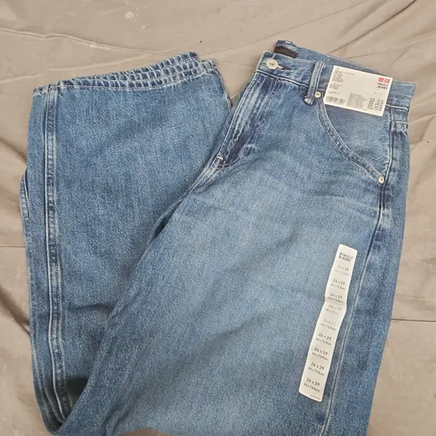UNIQLO WOMEN BAGGY CURVE JEANS IN BLUE - 26/29