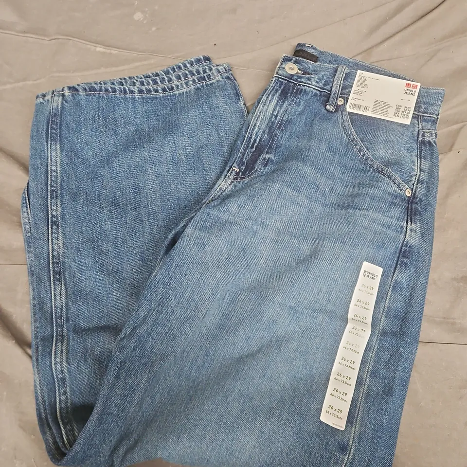UNIQLO WOMEN BAGGY CURVE JEANS IN BLUE - 26/29