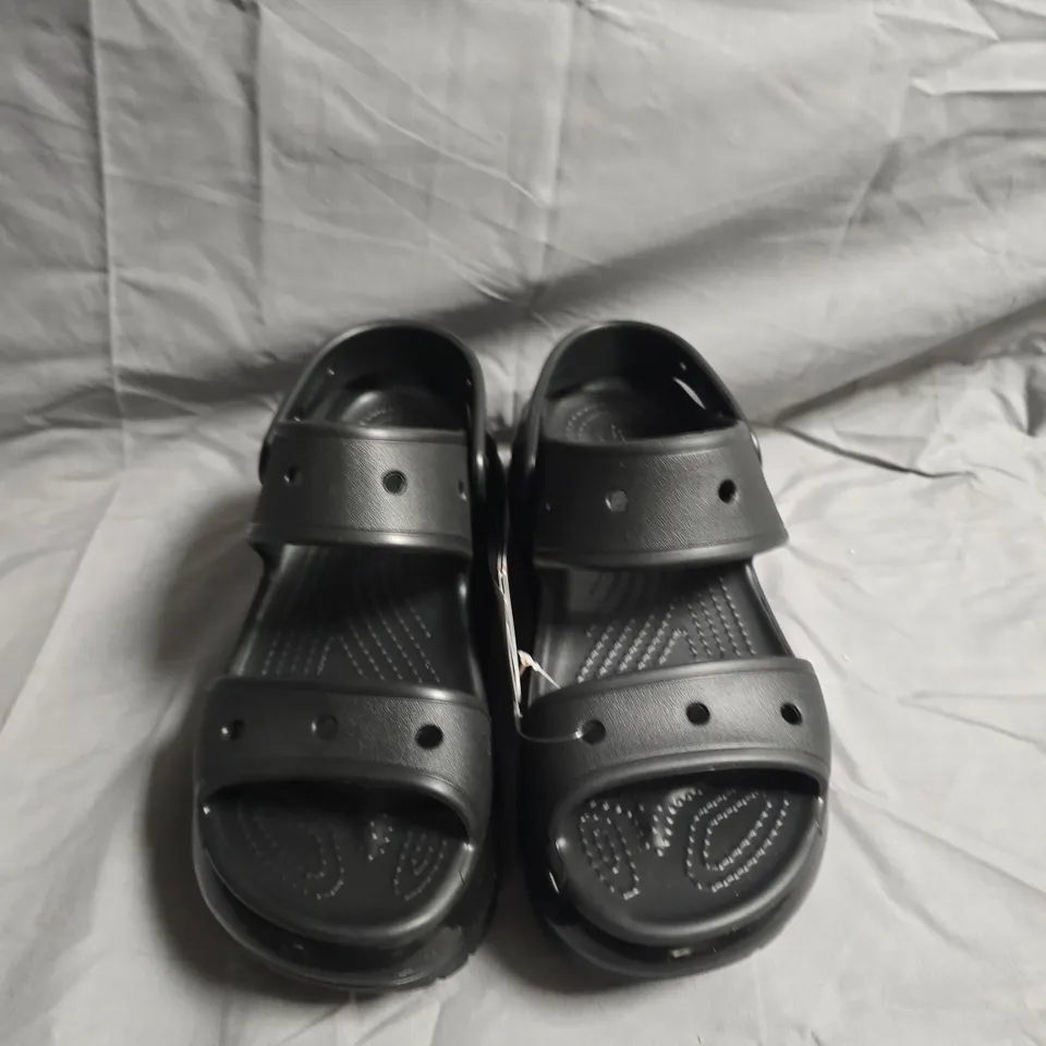 PAIR OF CROC MEGA CRUSH SANDALS - UK SIZE M4/ W5