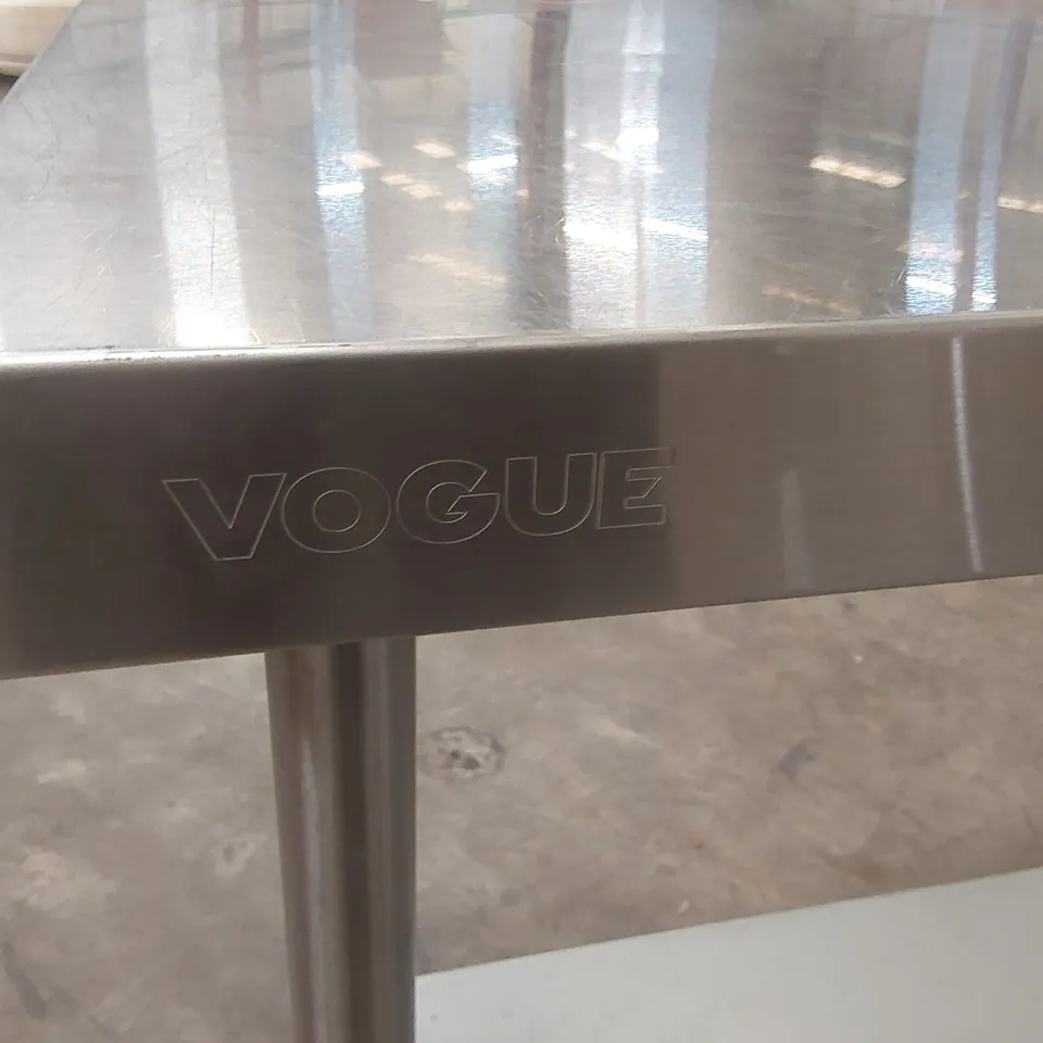 VOGUE COMMERCIAL STAINLESS STEEL WORKTOP