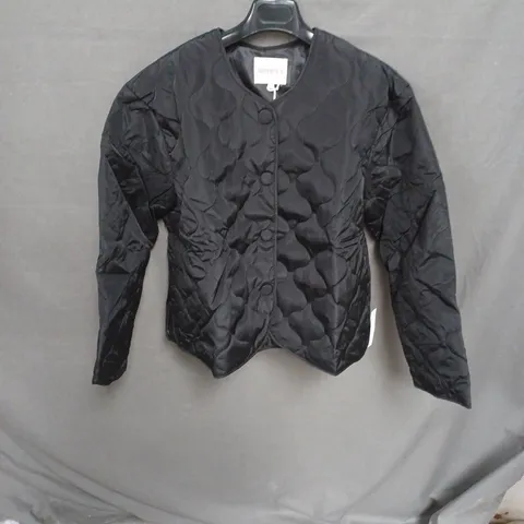 OMNES QUILTED BLACK JACKET – SIZE M 