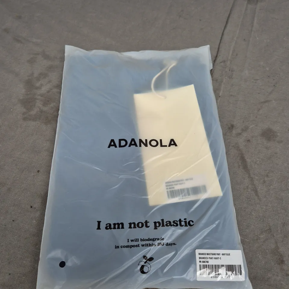 ADANOLA BRANDED WAISTBAND PANTS - SIZE SMALL