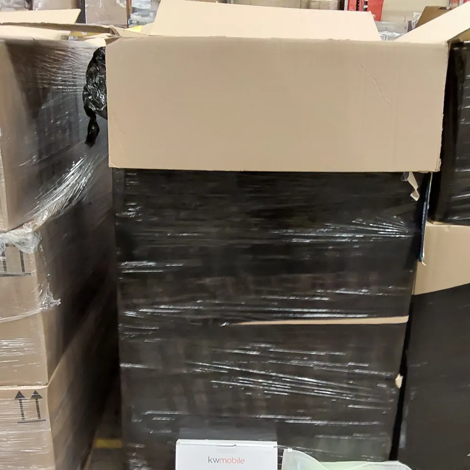 PALLET OF ASSORTED ITEMS INCLUDING: ELECTRIC FLY SWATTER, JEWELLERY BOX, PHONE SCREEN PROTECTOR, PHONE CASE, RUNNING SOCKS, PET POOL, COSTUME WINGS