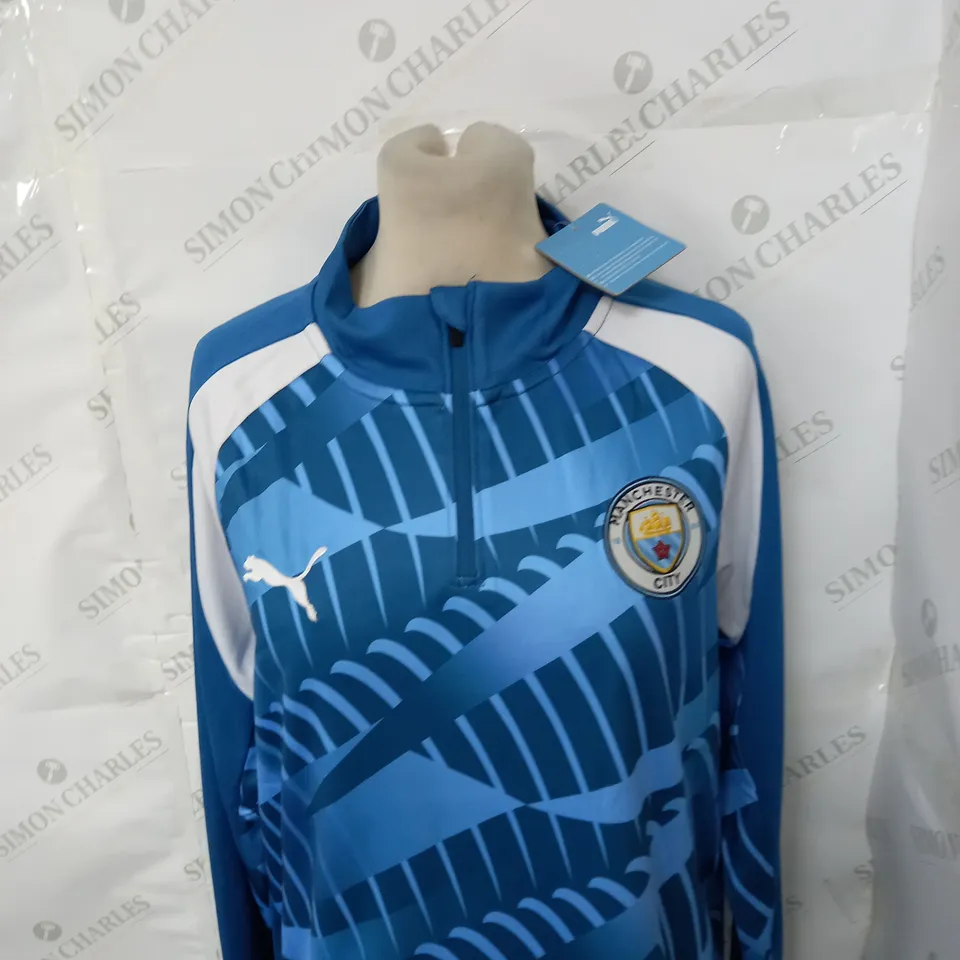 MANCHESTER CITY FC TRAINING TOP SIZE S