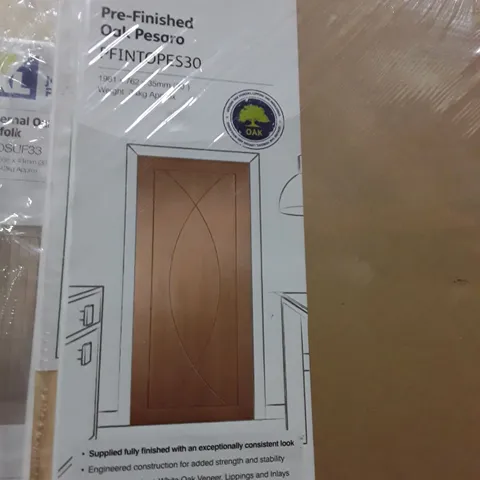 XL JOINERY PRE-FINISHED OAK PESARO INTERNAL DOOR 1981×762×35MM