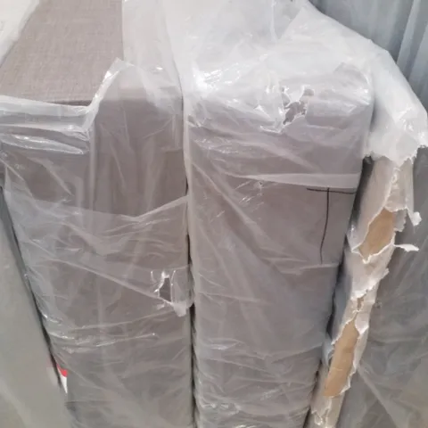 BAGGED BEDMASTER UNIVERSAL 5FT KING DIVAN BASE WITH HEADBOARD - 0 DRAWER - SLATE GREY (3 PARTS)