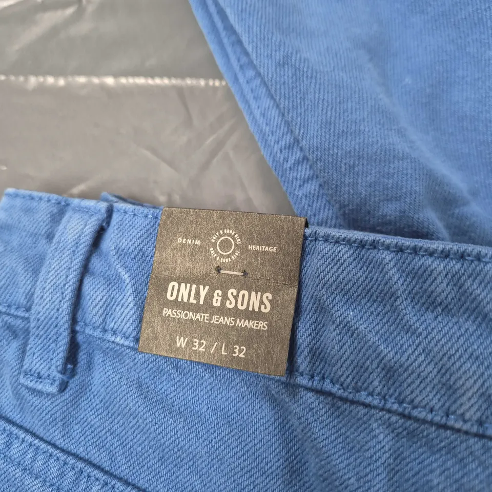 ONLY & SONS DENIM JEANS – UK 32W X 32L (MEN'S)