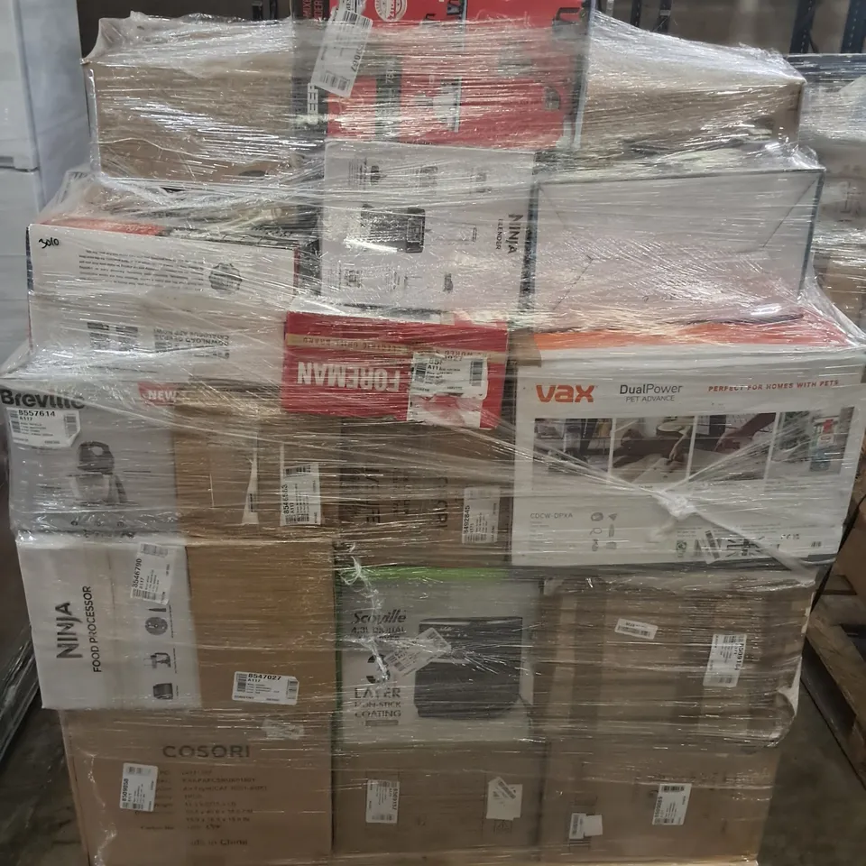 PALLET OF APPROXIMATELY 42 UNPROCESSED RAW RETURN HOUSEHOLD AND ELECTRICAL GOODS TO INCLUDE;