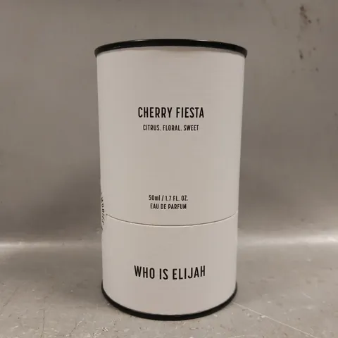 SEALED WHO IS ELIJAH CHERRY FIESTA EAU DE PARFUM 50ML