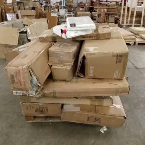 PALLET OF ASSORTED FURNITURE PARTS AND PIECES 