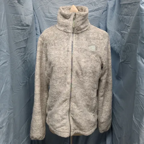 THE NORTH FACE WOMEN'S FLEECE JACKET – SIZE M, GREY