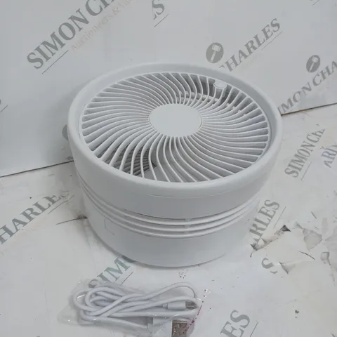 FOLD AWAY FAN WHITE 2 IN 1 FLOOR & TABLE FAN