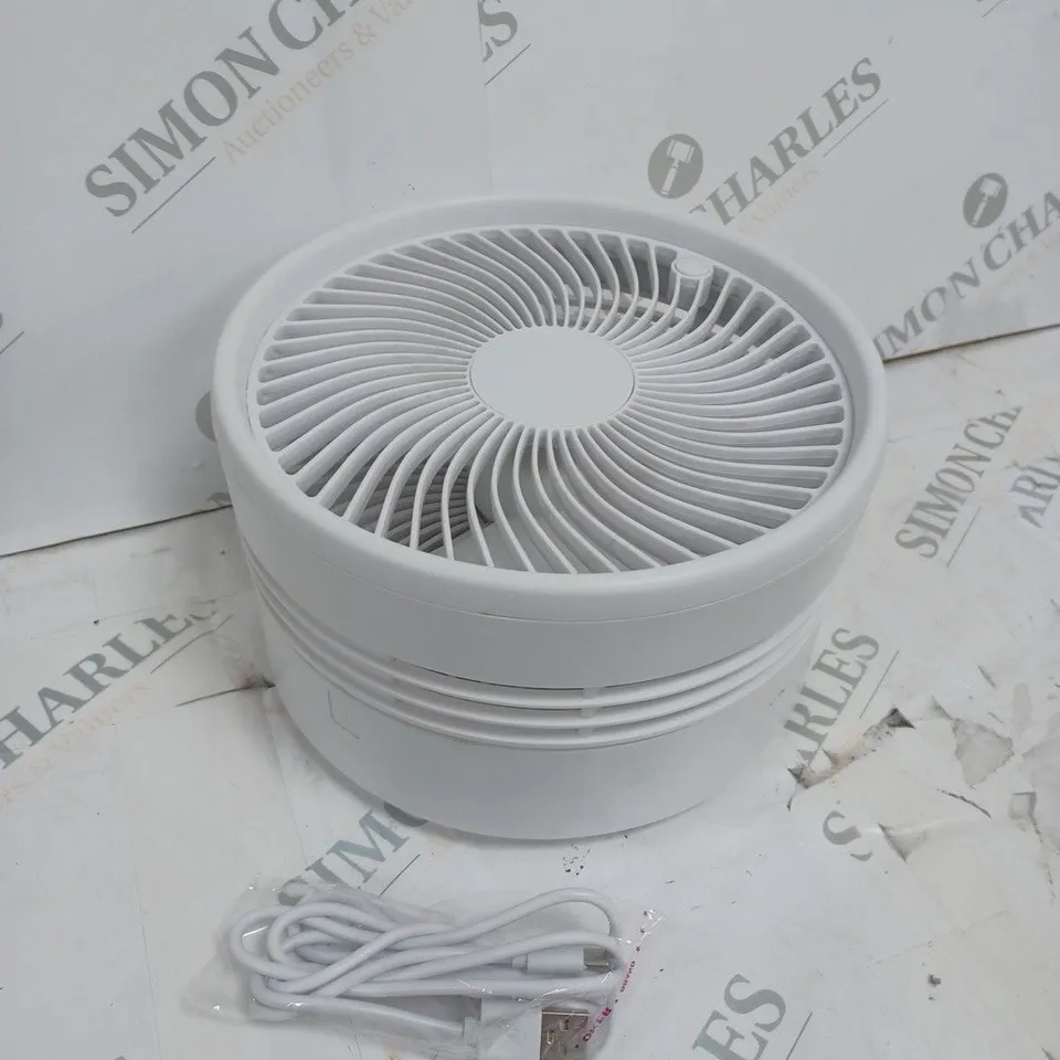 FOLD AWAY FAN WHITE 2 IN 1 FLOOR & TABLE FAN 