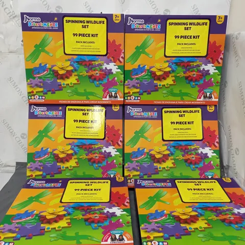 6 BOXED NORMA DIVERTIMENTE SPINNING WILDLIFE SET