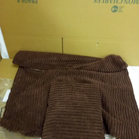 DESIGNER BROWN SOFT TOUCH CUSHION COVERS 