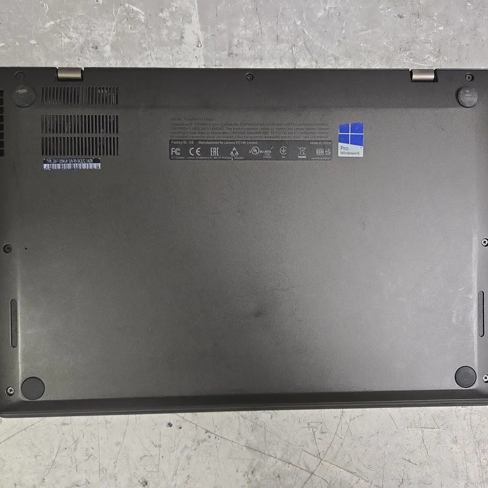 LENOVO THINKPAD X1 CARBON 2ND GEN LAPTOP IN BLACK