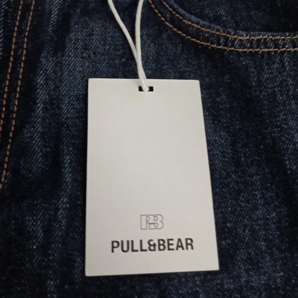 PULL&BEAR WOMEN'S PETITE JEANS – DARK DENIM, EU40 (UK12), US8