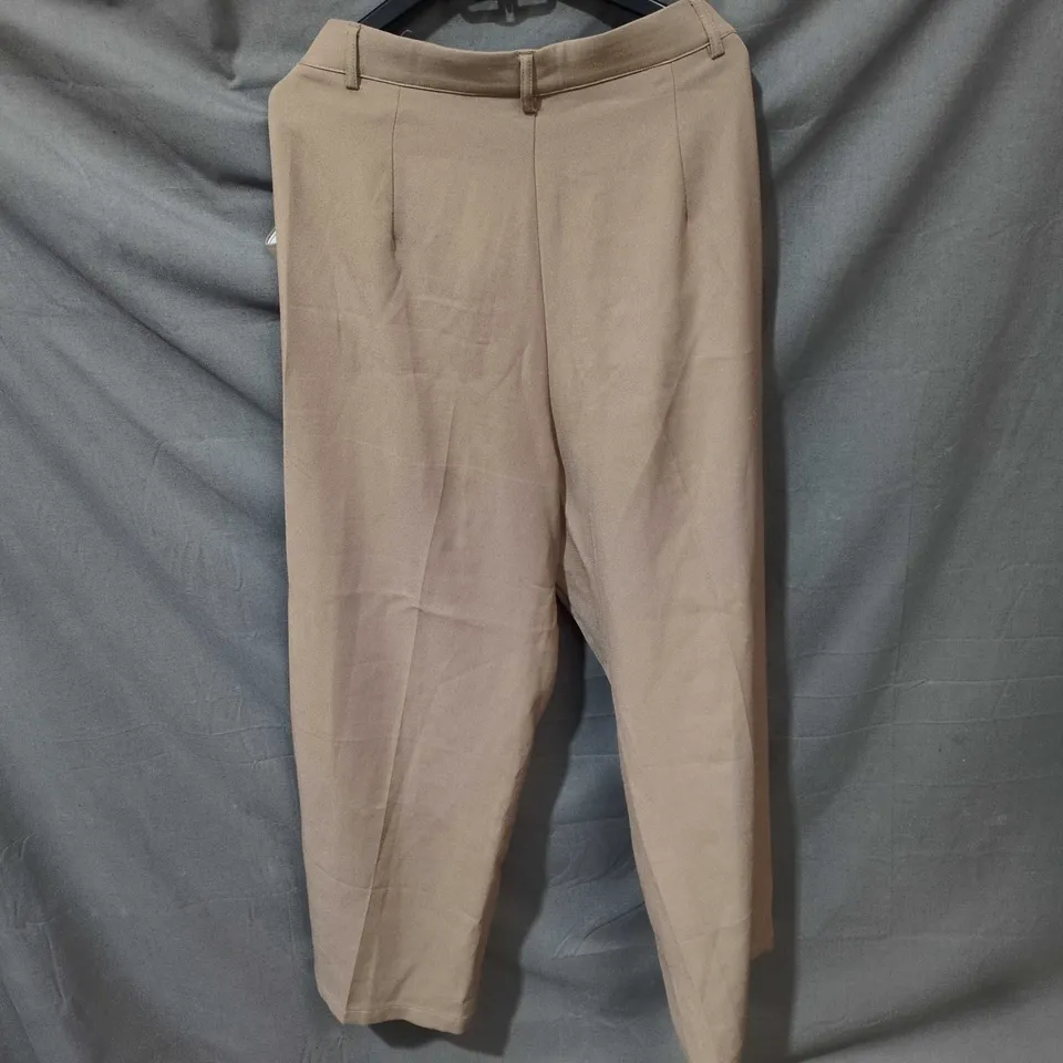 CIDER WOMEN'S TROUSERS - CAMEL/TAN - SIZE L