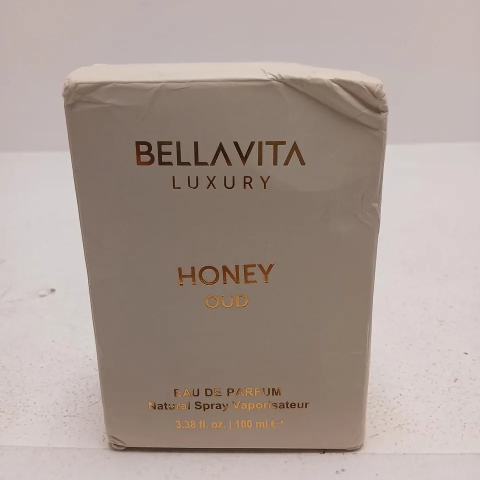 BOXED AND SEALED BELLAVITA LUXURY HONEY OUD EAU DE PARFUM 100ML