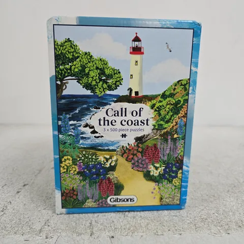 GIBSONS CALL OF THE COAST PUZZLE SET β 3 X 500 PIECE