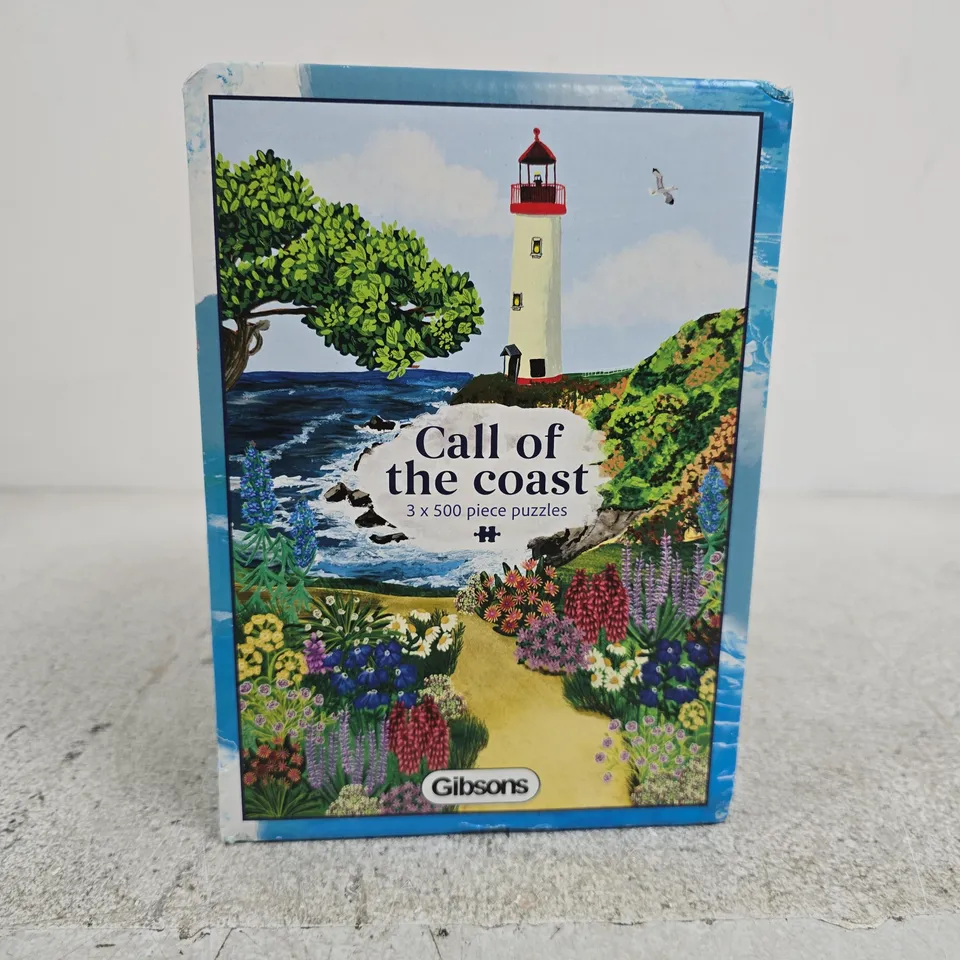 GIBSONS CALL OF THE COAST PUZZLE SET – 3 X 500 PIECE