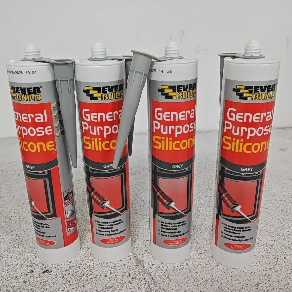 LOT OF 12 EVER BUILD GENERAL PURPOSE SILICONE