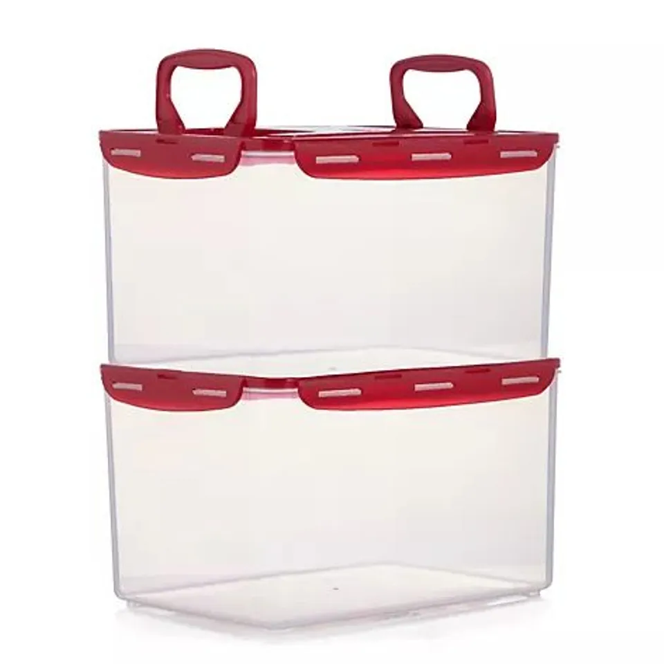 LOCKNLOCK SET OF 2 16L MULTI FUNCTIONAL STORAGE CONTAINERS WITH HANDLES