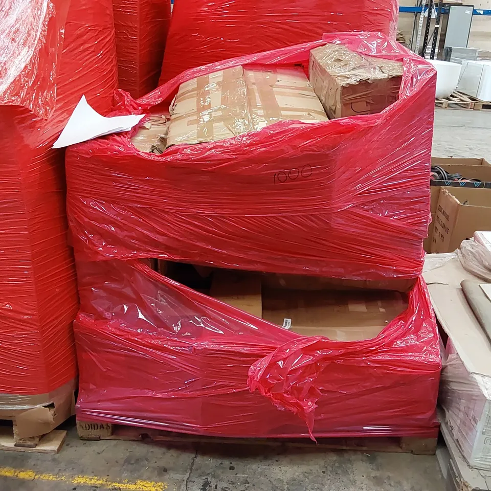 PALLET OF ASSORTED FURNITURE AND EXERCISE EQUIPMENT 