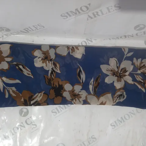 KIM & CO CHIFFON SCARF IN BLUE/MULTI