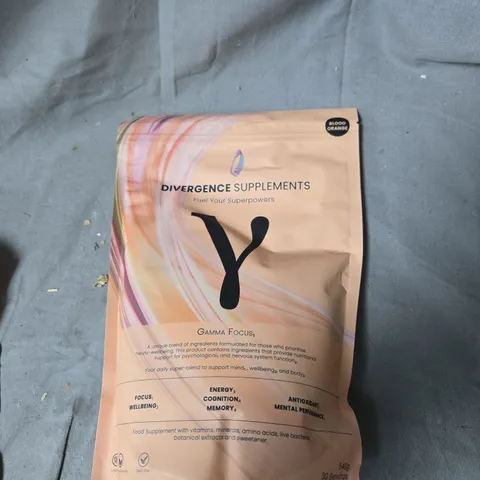 BOX OF 8 X 540G BLOOD ORANGE DIVERGENCE SUPPLEMENTS GAMMA FOCUS