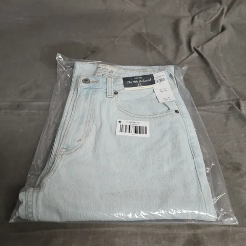ABERCROMBIE & FITCH THE '90S RELAXED JEAN – HIGH RISE, CURVE LOVE, SIZE 27