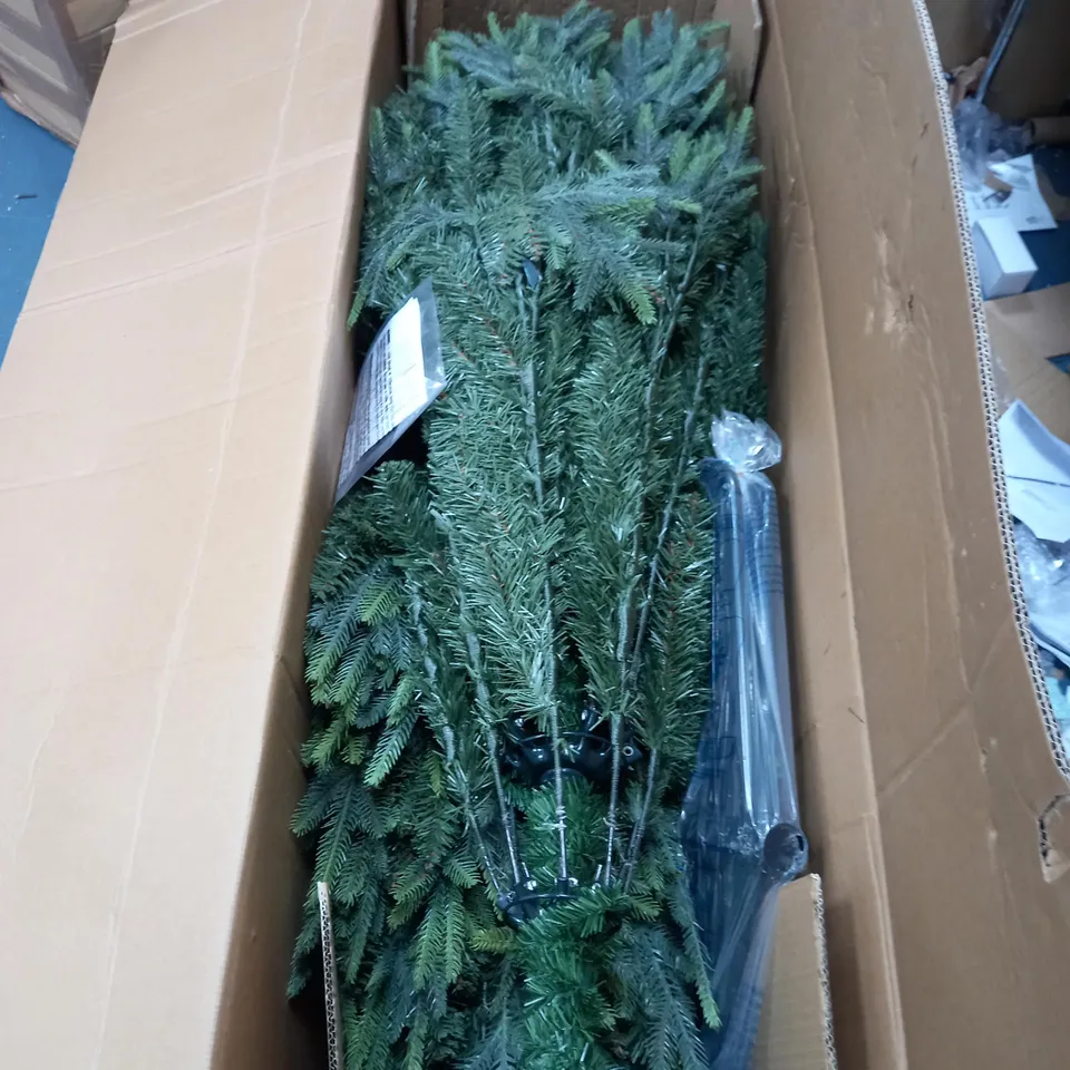 BOXED 8FT SHERWOOD REAL LOOK CHRISTMAS TREE - COLLECTION ONLY RRP £399