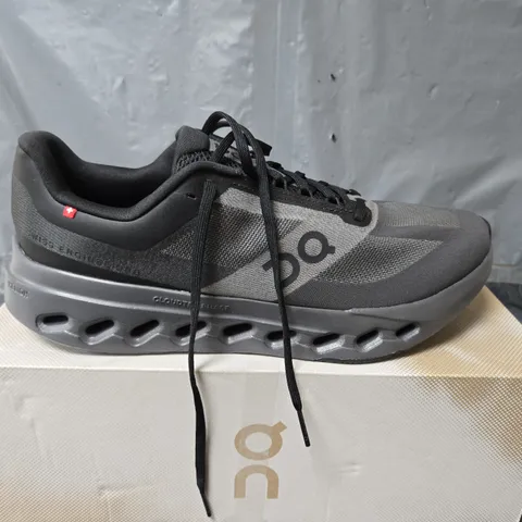 BOXED PAIR OF ON CLOUDSURFER NEXT TRAINERS IN GREY - UK 11
