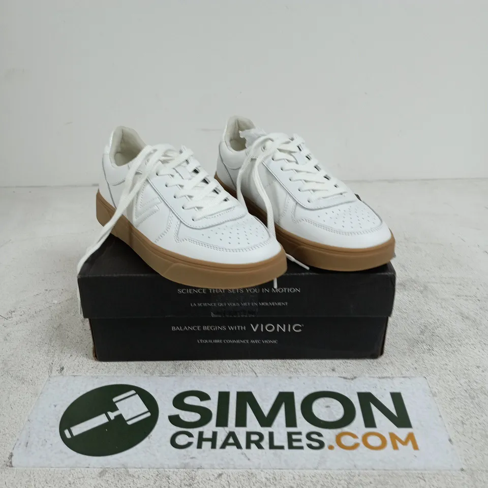 OUTLET VIONIC REBEL KIMMIE COURT TRAINER WHITE SIZE 8