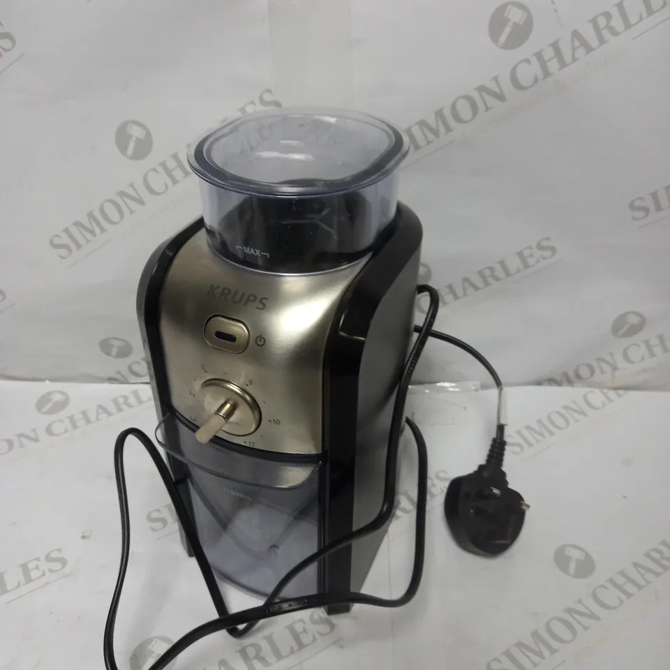 KRUPS EXPERT BURR GRINDER FOR COFFEE BEANS