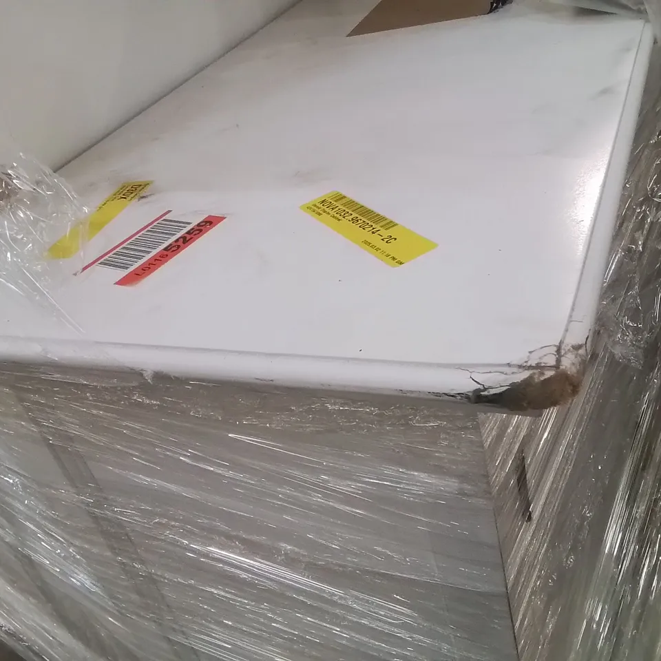 GEROLD DISPLAY CABINET - WHITE (2 BOXES)