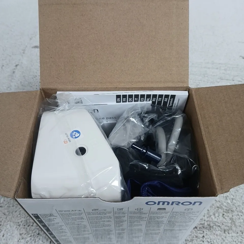 OMRON M4 CONNECT AFIB BLOOD PRESSURE MONITOR – AUTOMATIC UPPER ARM, BOXED