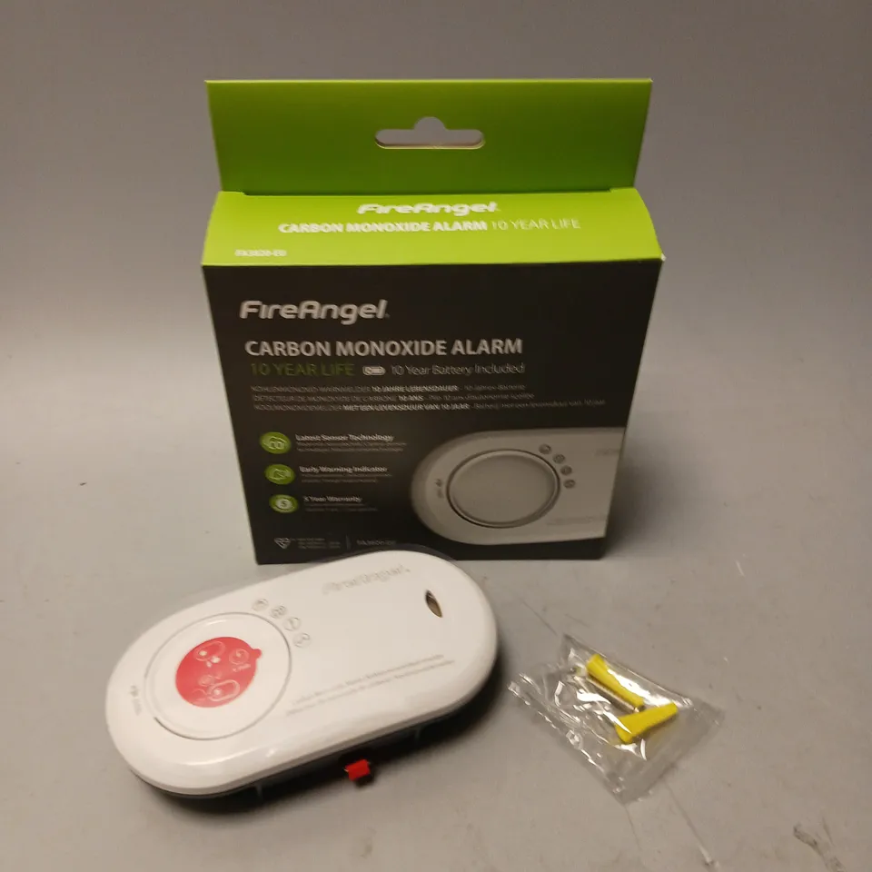 BOXED FIREANGEL CARBON MONOXIDE ALARM 