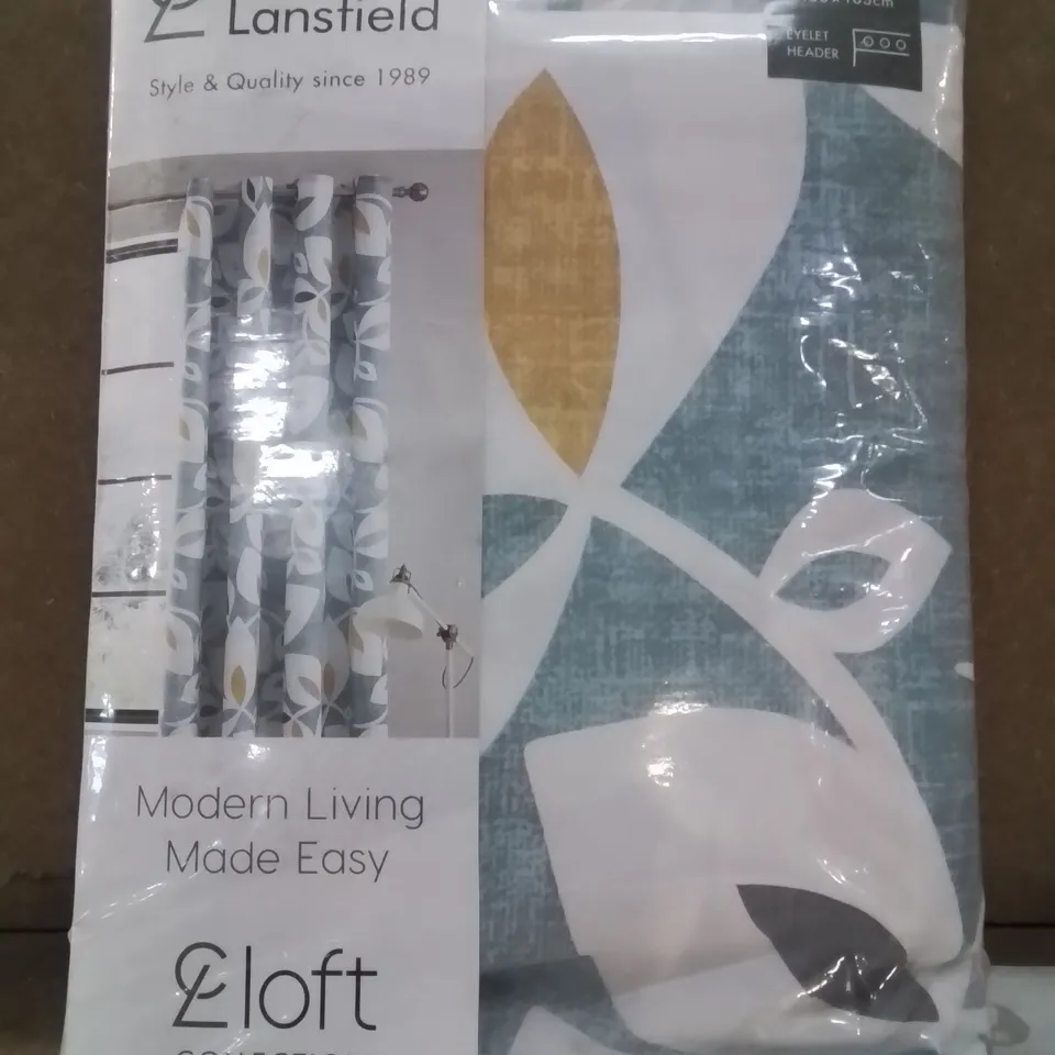 BAGGED INGA LEAF EYELET ROOM DARKENING 66×72" PAIR OF CURTAINS 