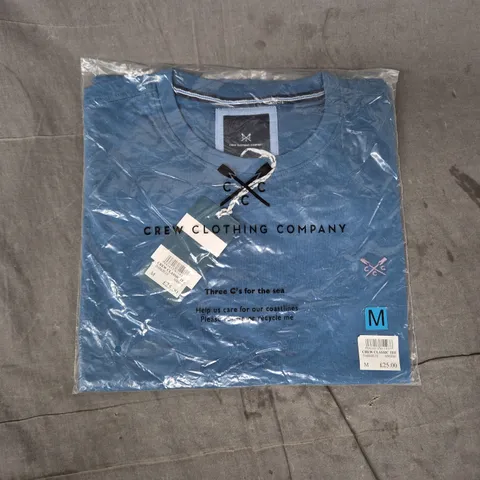 CREW CLOTHING COMPANY CREW CLASSIC TEE - DARK BLUE, MEN'S SIZE M (MWE001)