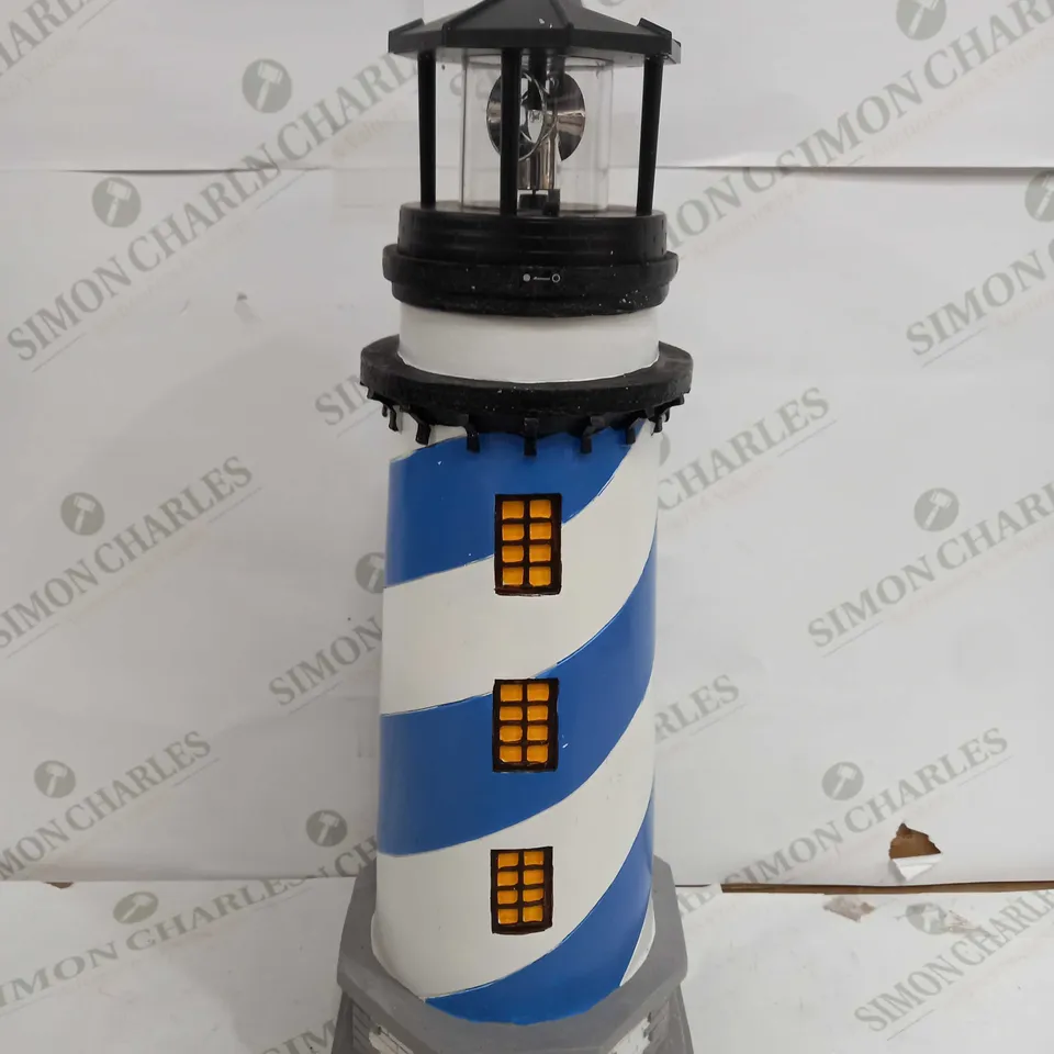 GARDEN REFLECTIONS SOLAR LED LIGHTHOUSE